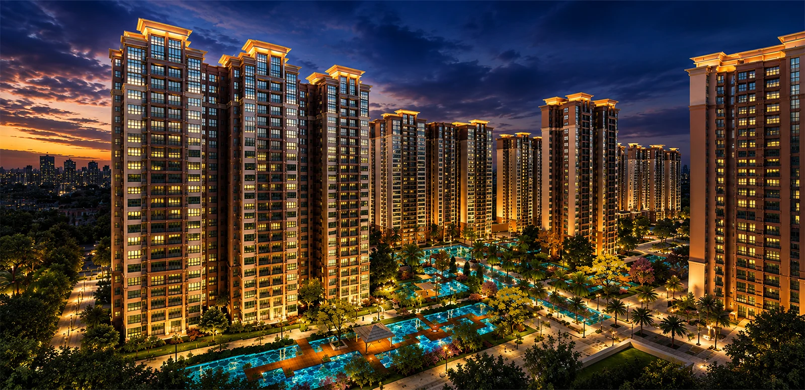 Banglore high-rise apartment buildings 